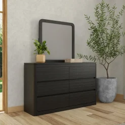 Aiden King Bed, Dresser, Mirror, Night Stand