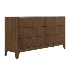 Amalie Eastern King Bed, Dresser, Mirror, Nightstand