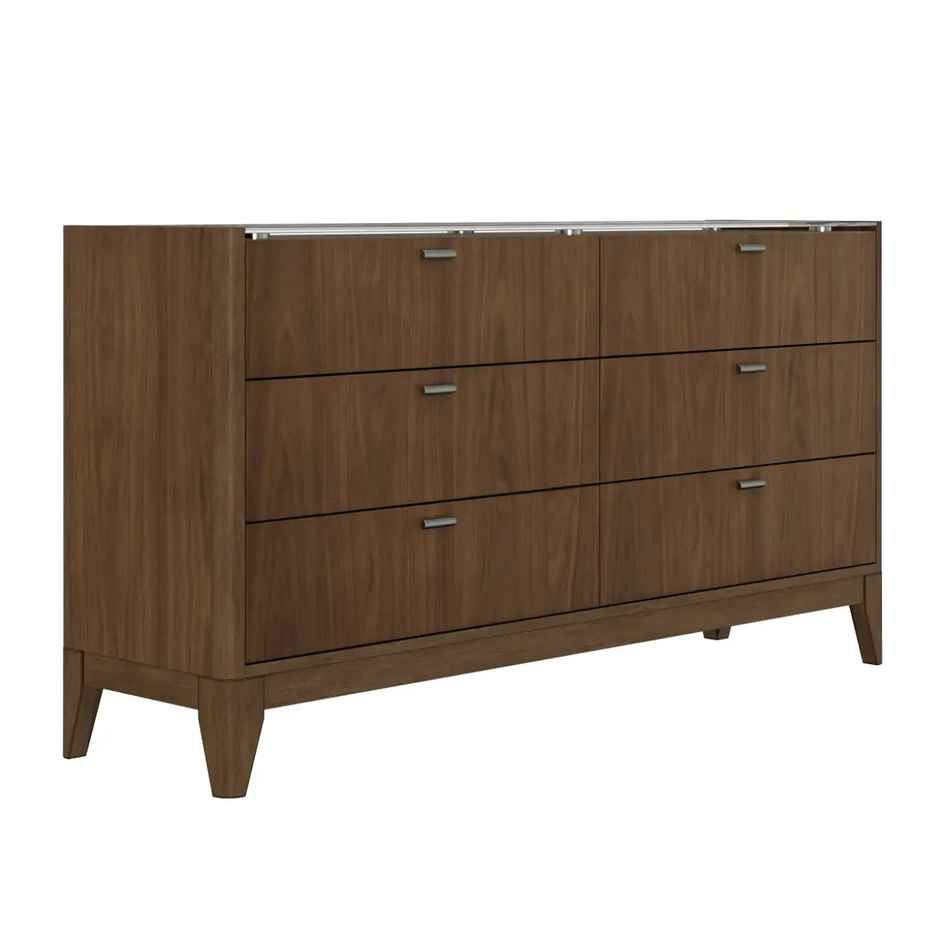 Amalie Eastern King Bed, Dresser, Mirror, Nightstand