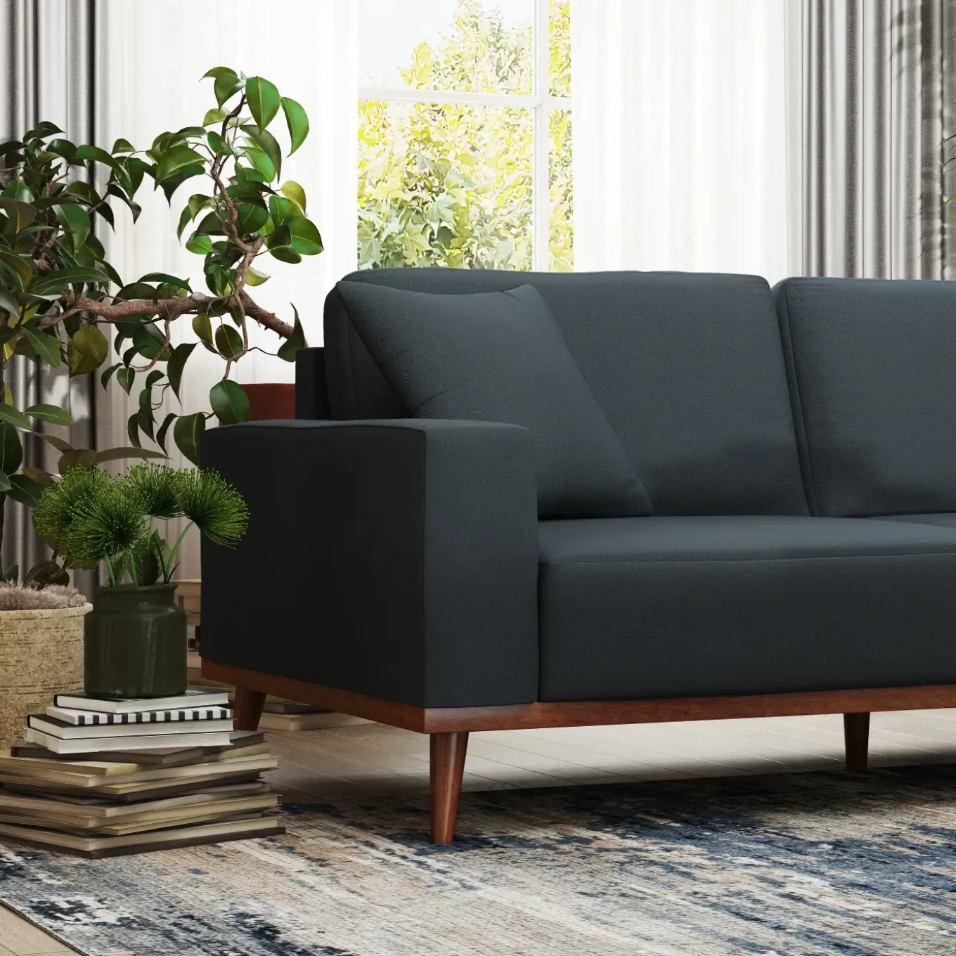 Ava Sofa with 2 Pillows