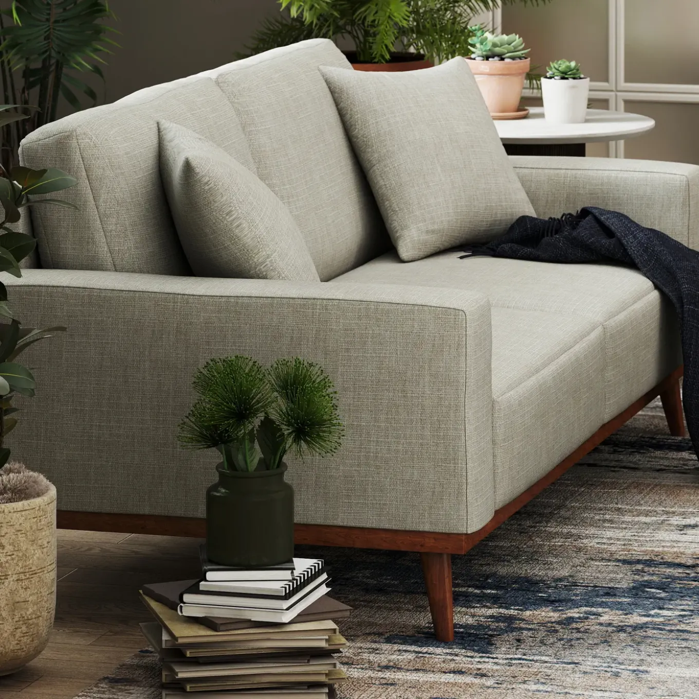 Ava Sofa with 2 Pillows