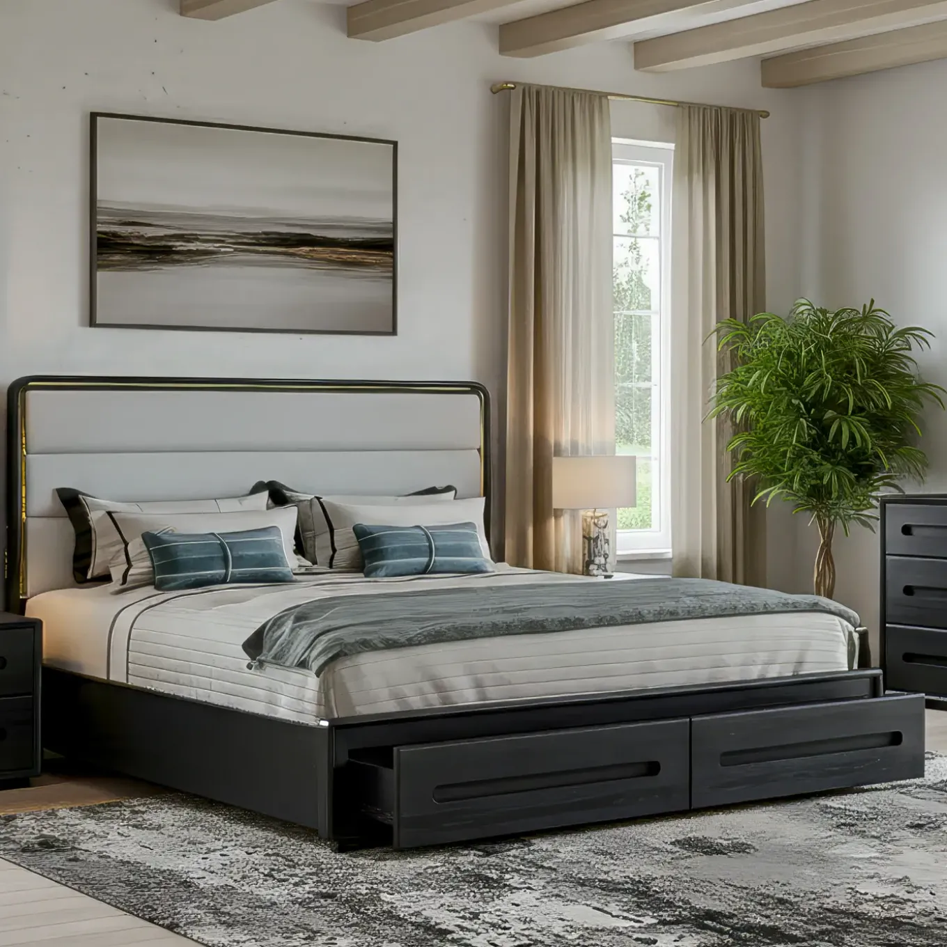 Beckett California King Storage Bed