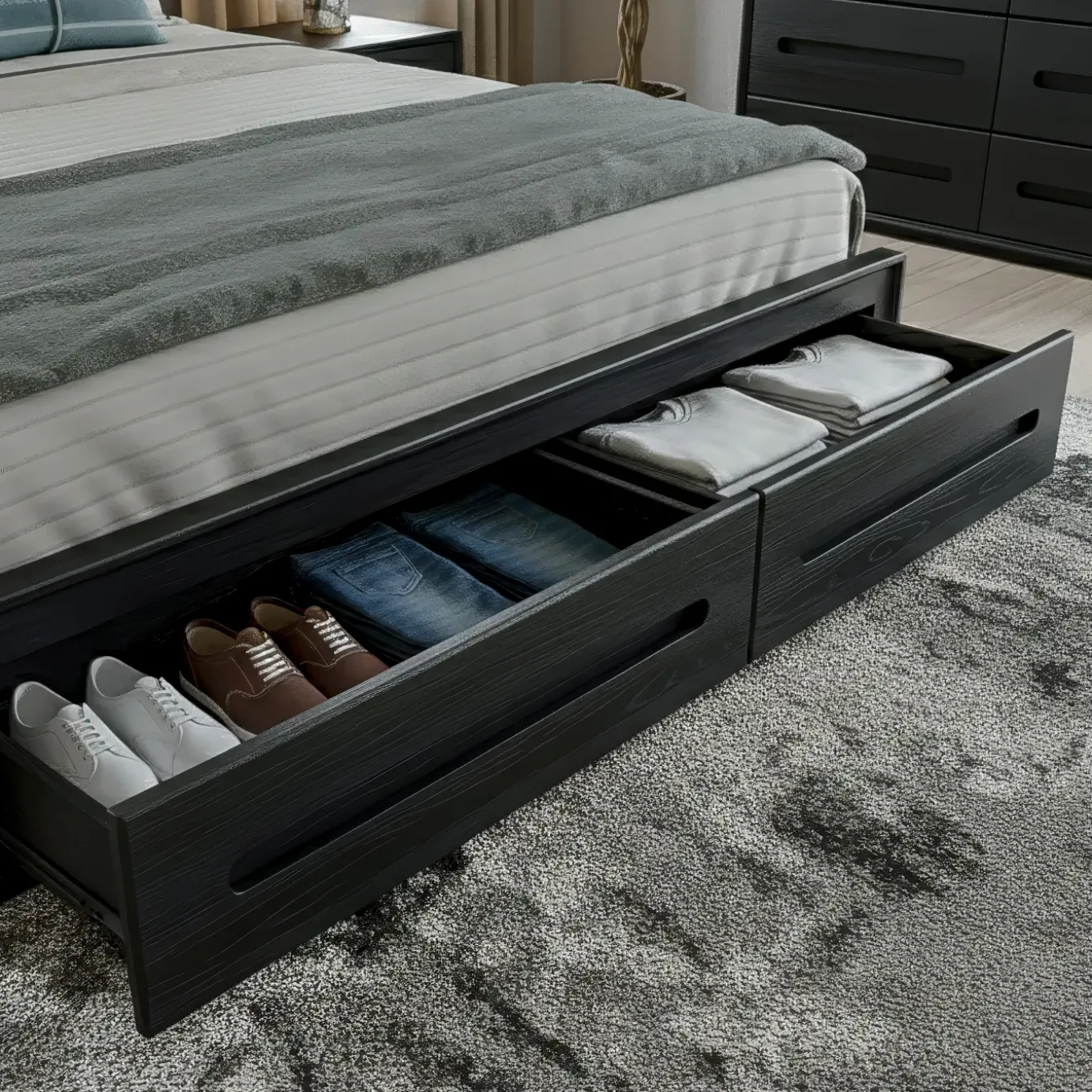 Beckett California King Storage Bed