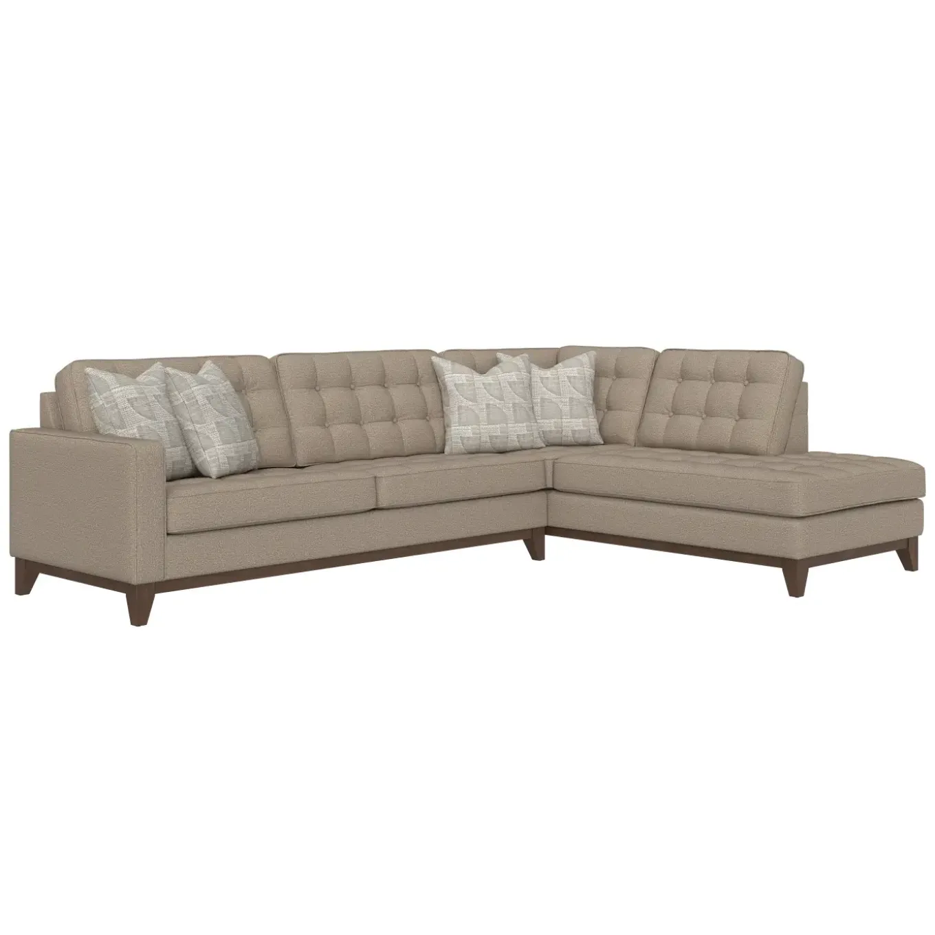 Calvin 2pc Sectional with RAF Chaise