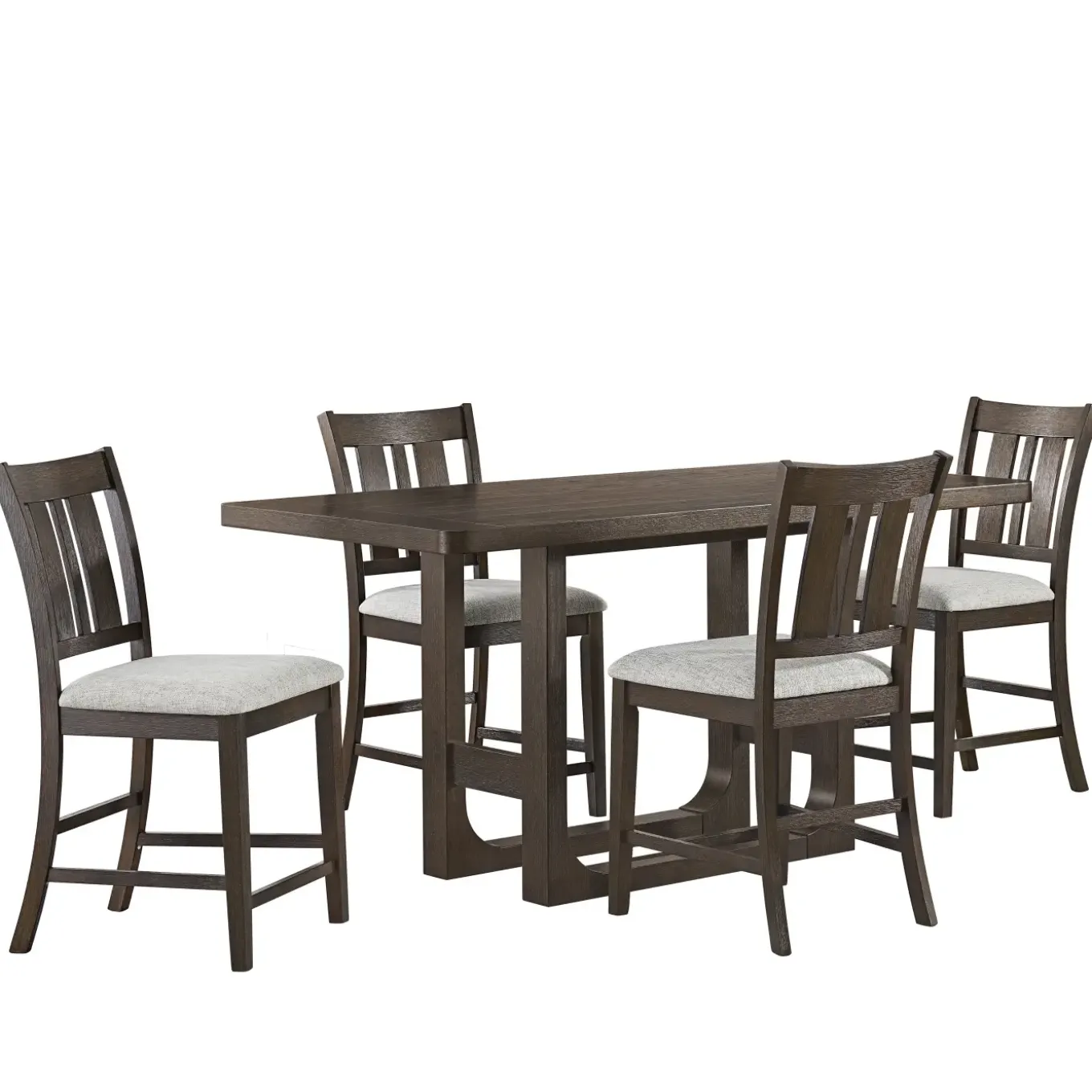 Clemson 5pc Counter Set: Counter Table & 4 Stools