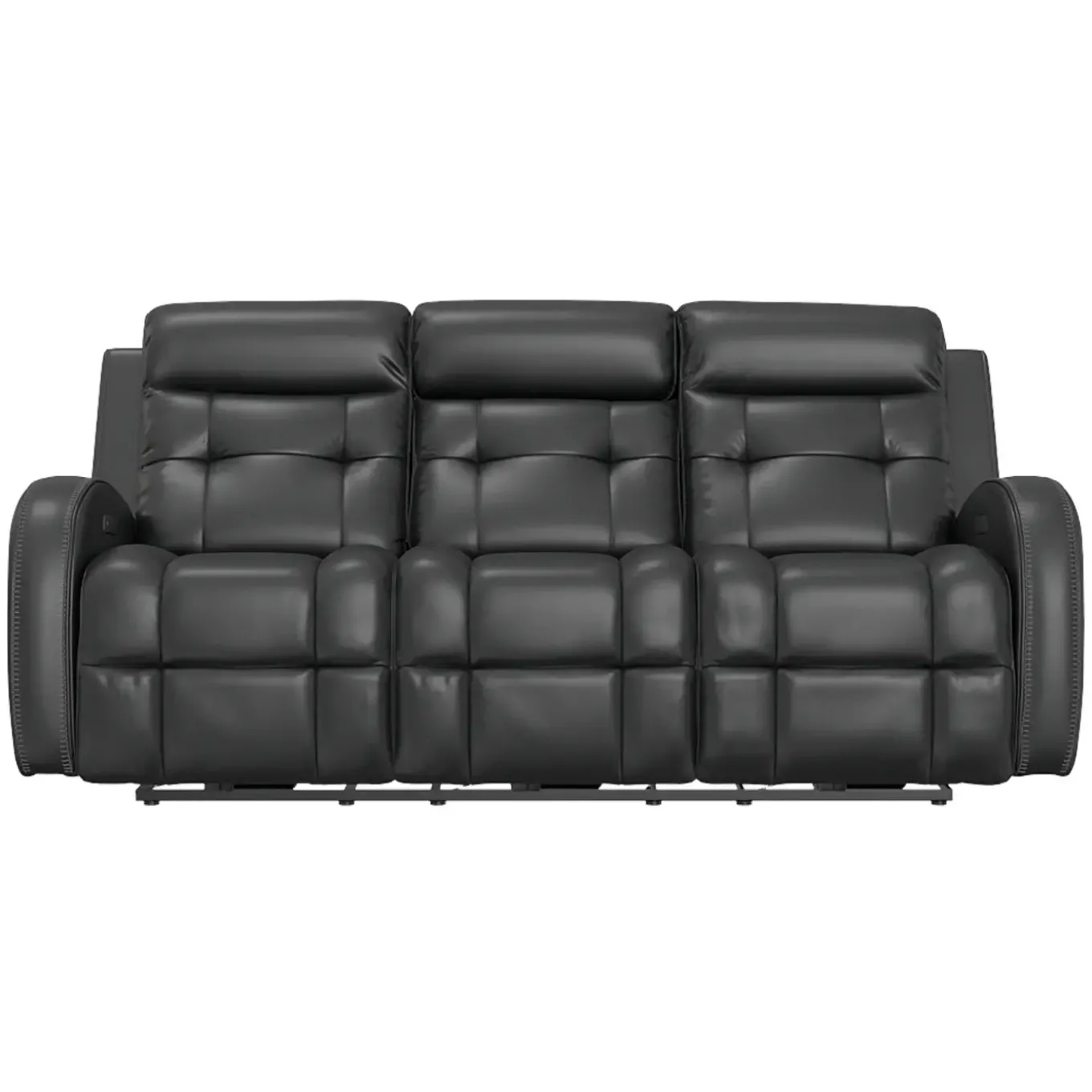 Cosmo Black Reclining Living Room Set