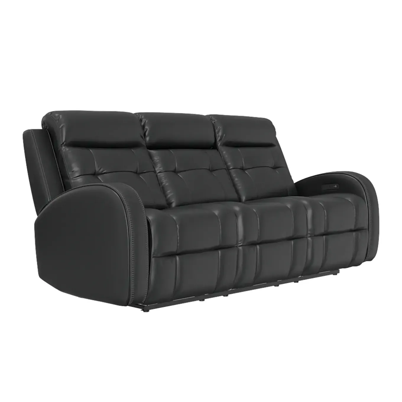 Cosmo Black Reclining Living Room Set