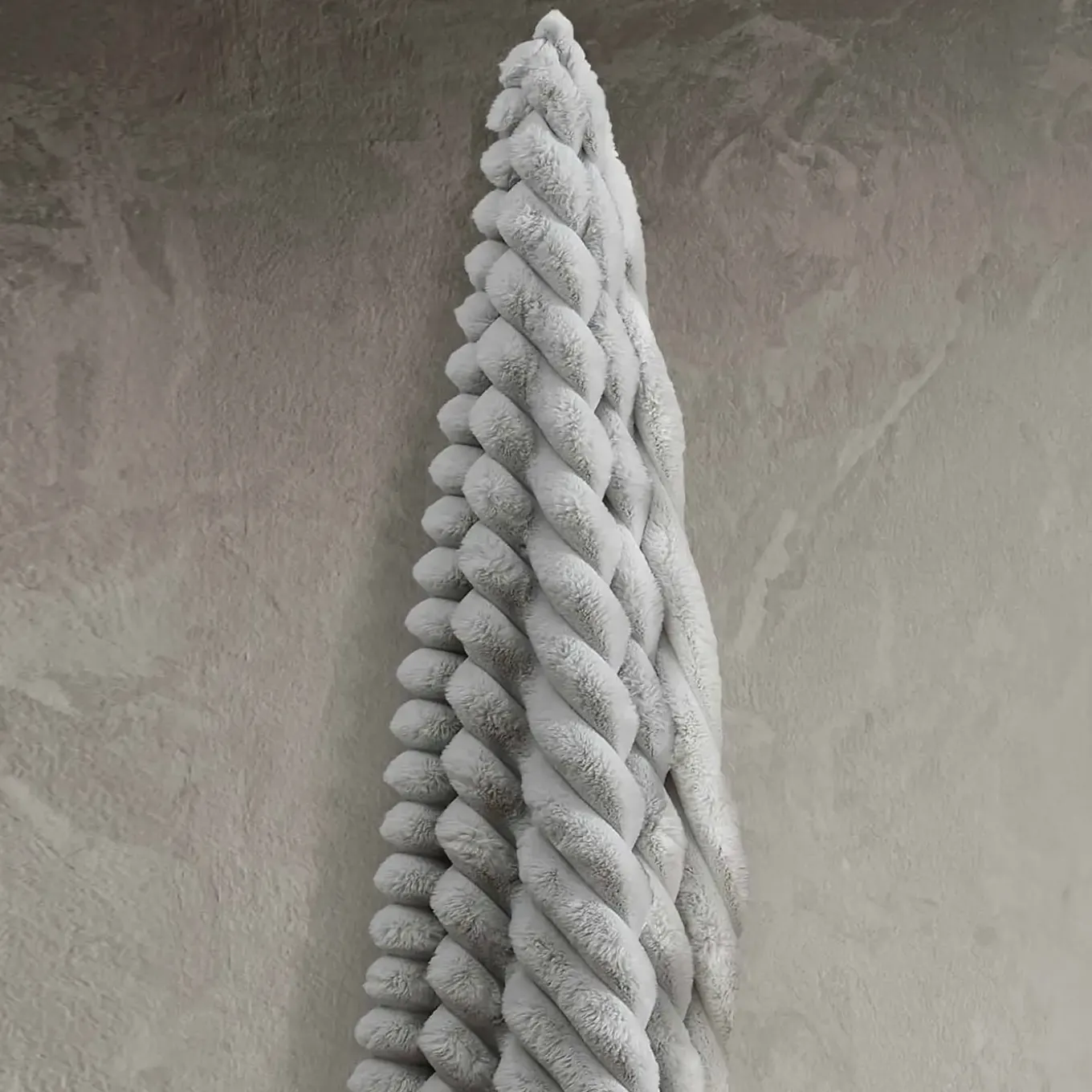 Cottontail Gray Throw Blanket