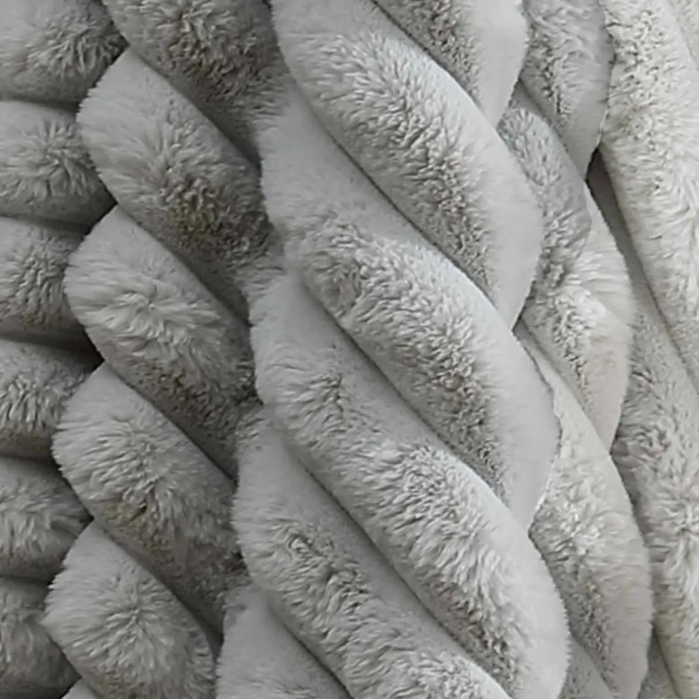 Cottontail Gray Throw Blanket