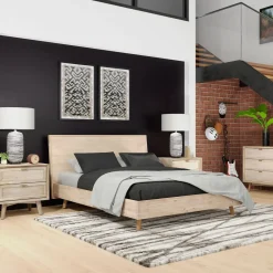 Crosby California King Bed, Dresser, Mirror, Nightstand