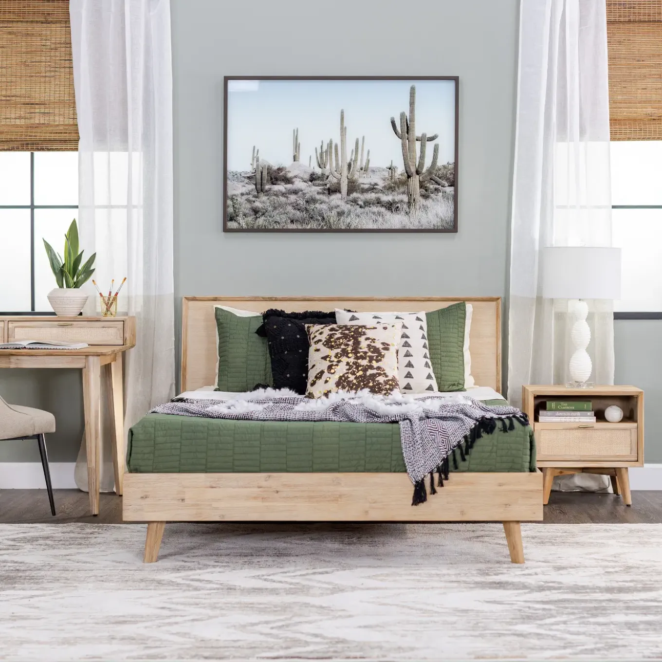Crosby California King Panel Bed