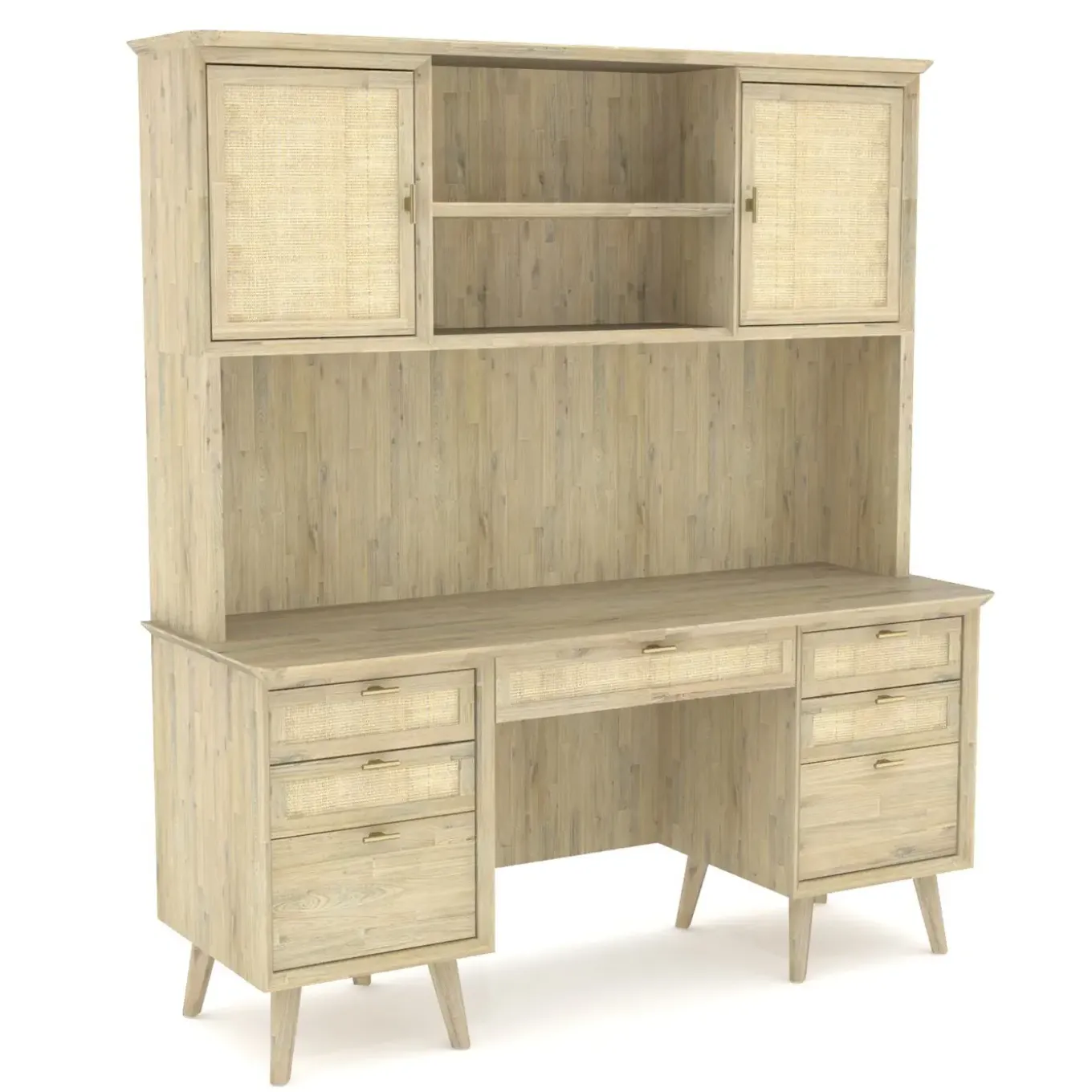 Crosby Credenza & Hutch