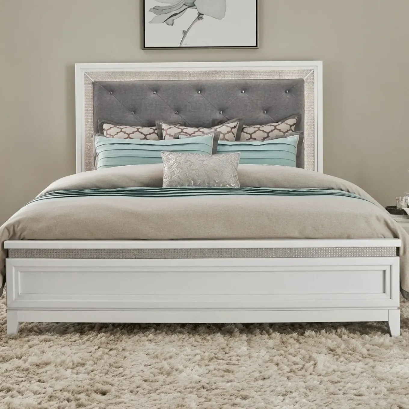 Danica Bedroom Set with LED Lights