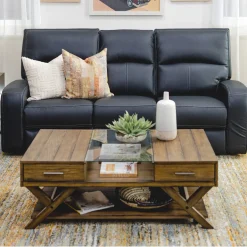 Dawson Reclining Living Room Black