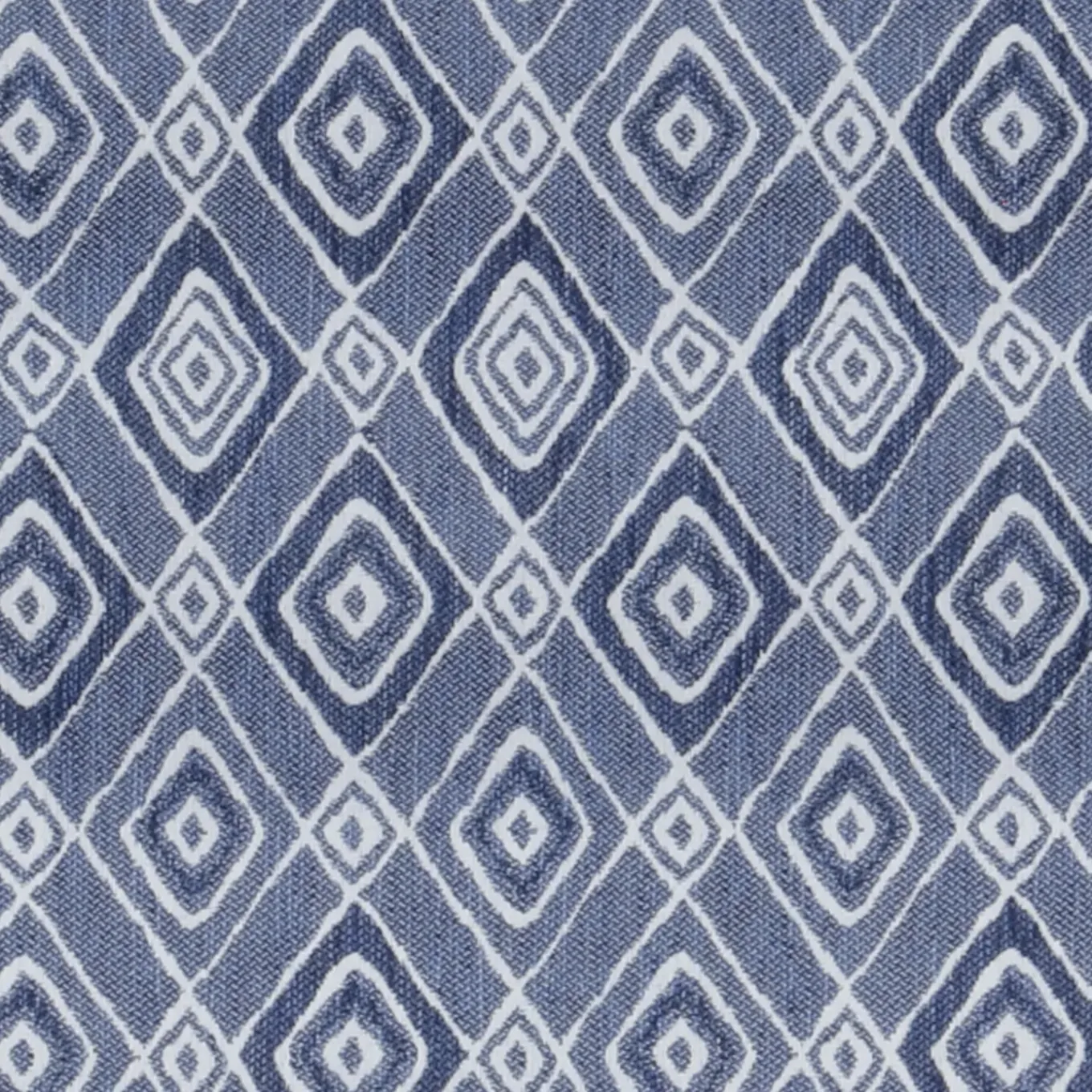 Diamond Island Indigo Outdoor Pillow