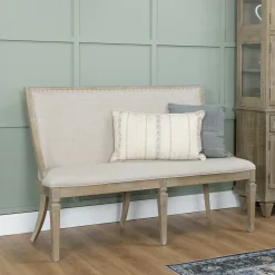 East Bay Extendable Table, 4 Arm Chairs & Bench With Back