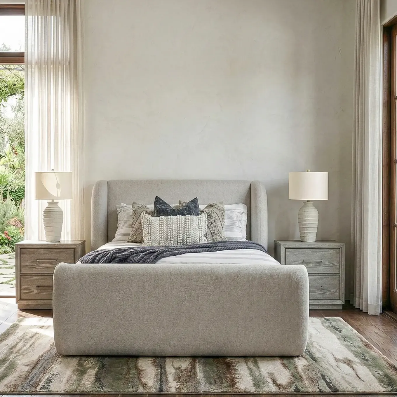 Ellis California King Upholstered Bed