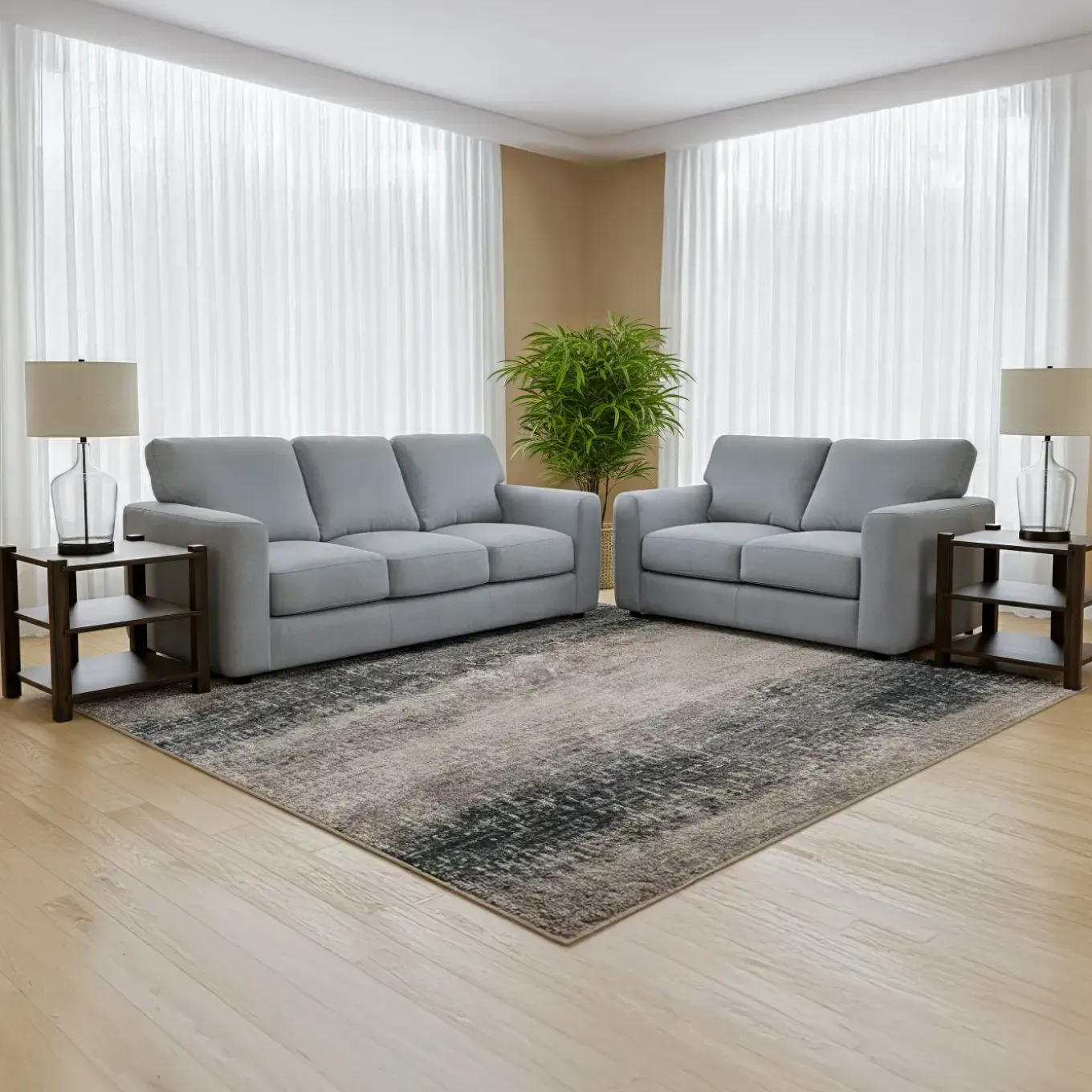 Emery Queen Sleeper Gray
