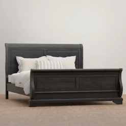 Fallston California King Sleigh Bed, Dresser, Mirror, Nightstand