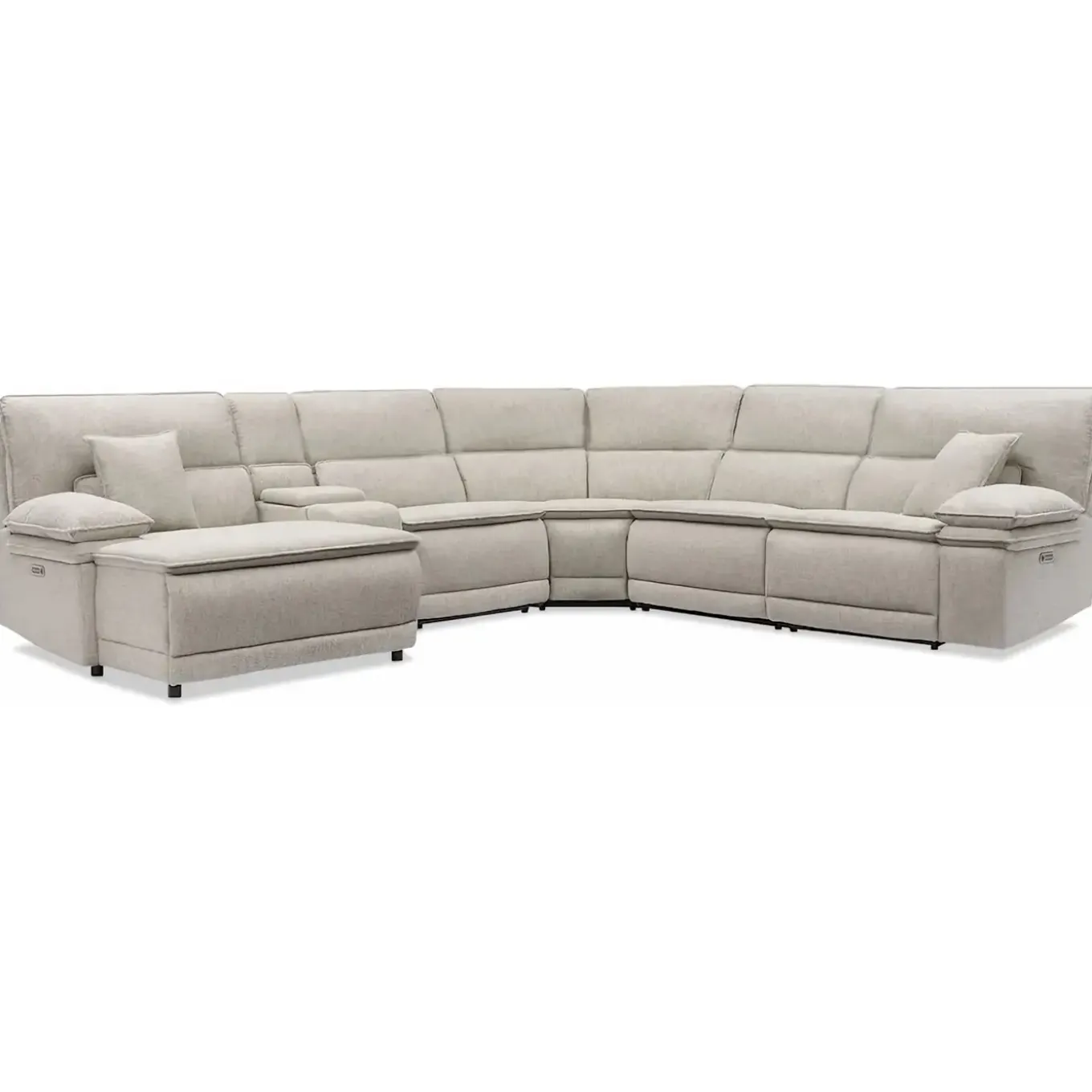 Goliath 6pc Power Chaise Sectional