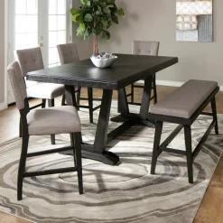 Hampton 5pc Set: Counter Table, 4 Chairs,
