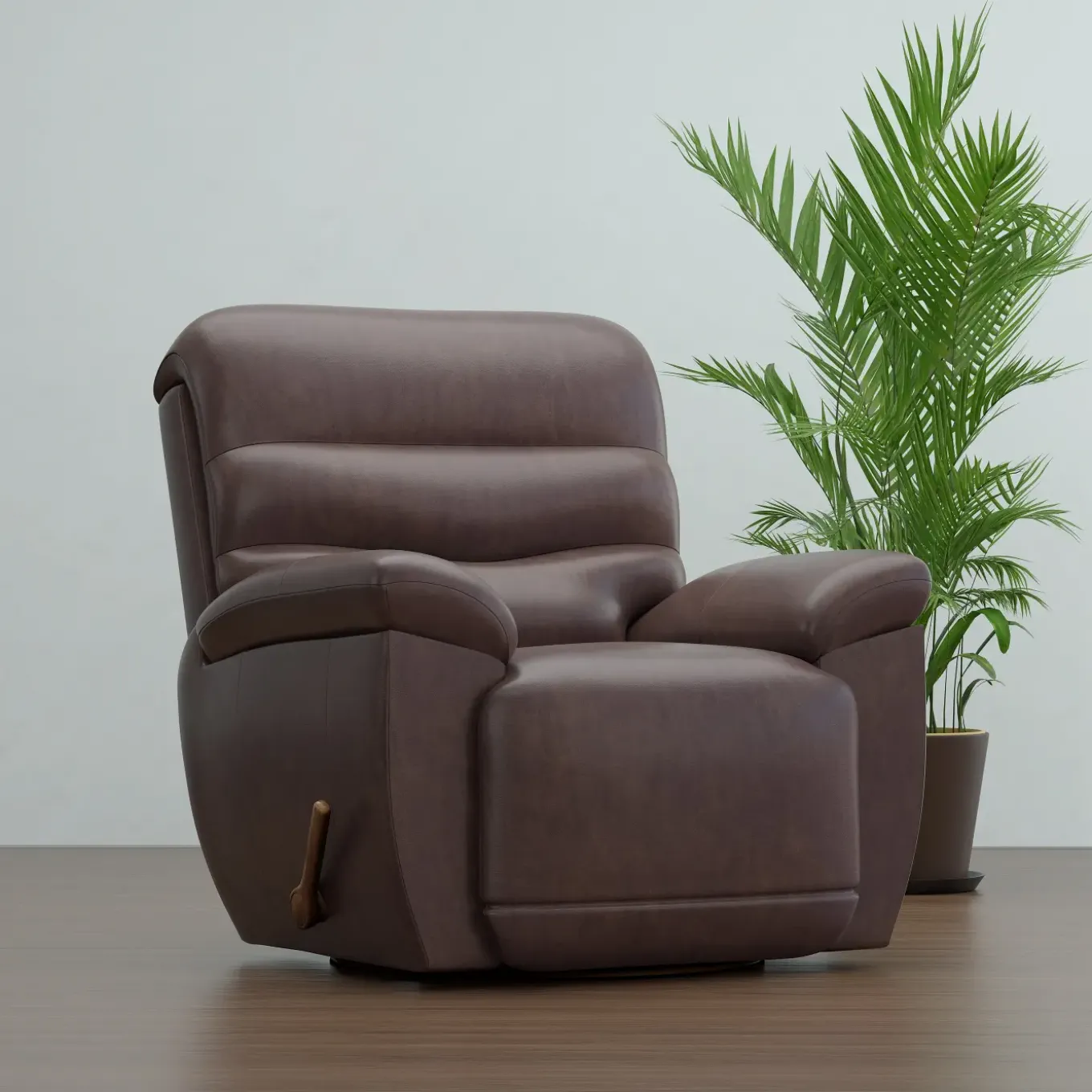 Joshua Leather Swivel Rocker Recliner