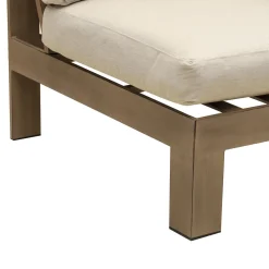 Lahaina Outdoor Seating Set 4pc Sectional: LAF Loveseat, RAF Loveseat, Corner & Armless Chair