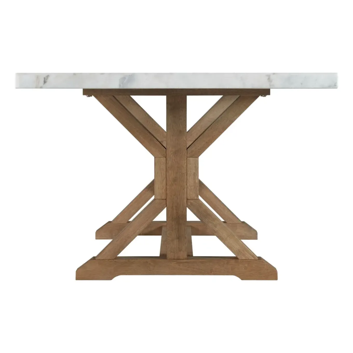 Lakeside Rectangular Marble Top Dining Table