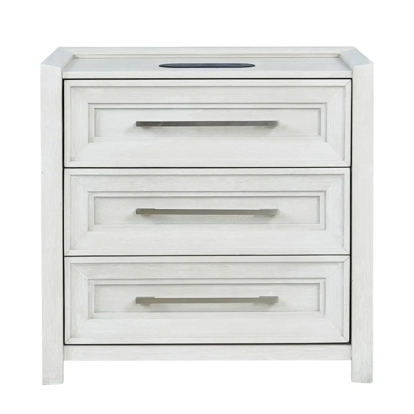 Laurel California King Bench Storage Bed, Dresser, Mirror & Nightstand