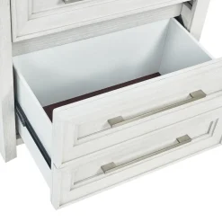 Laurel California King Panel Bed, Dresser, Mirror & Nightstand