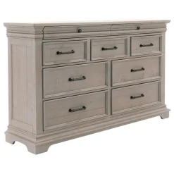 Legion California King Bed, Dresser, Mirror, Nightstand