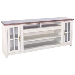 Levi Media Console & Log Fire Insert