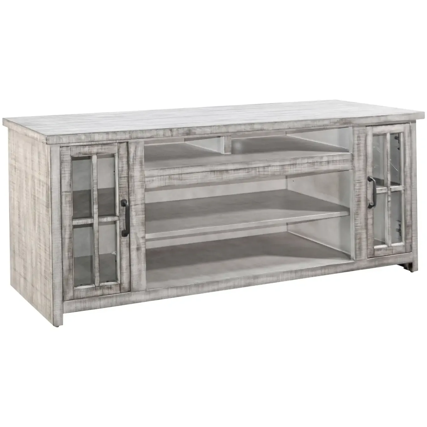 Levi Media Console & Log Fire Insert