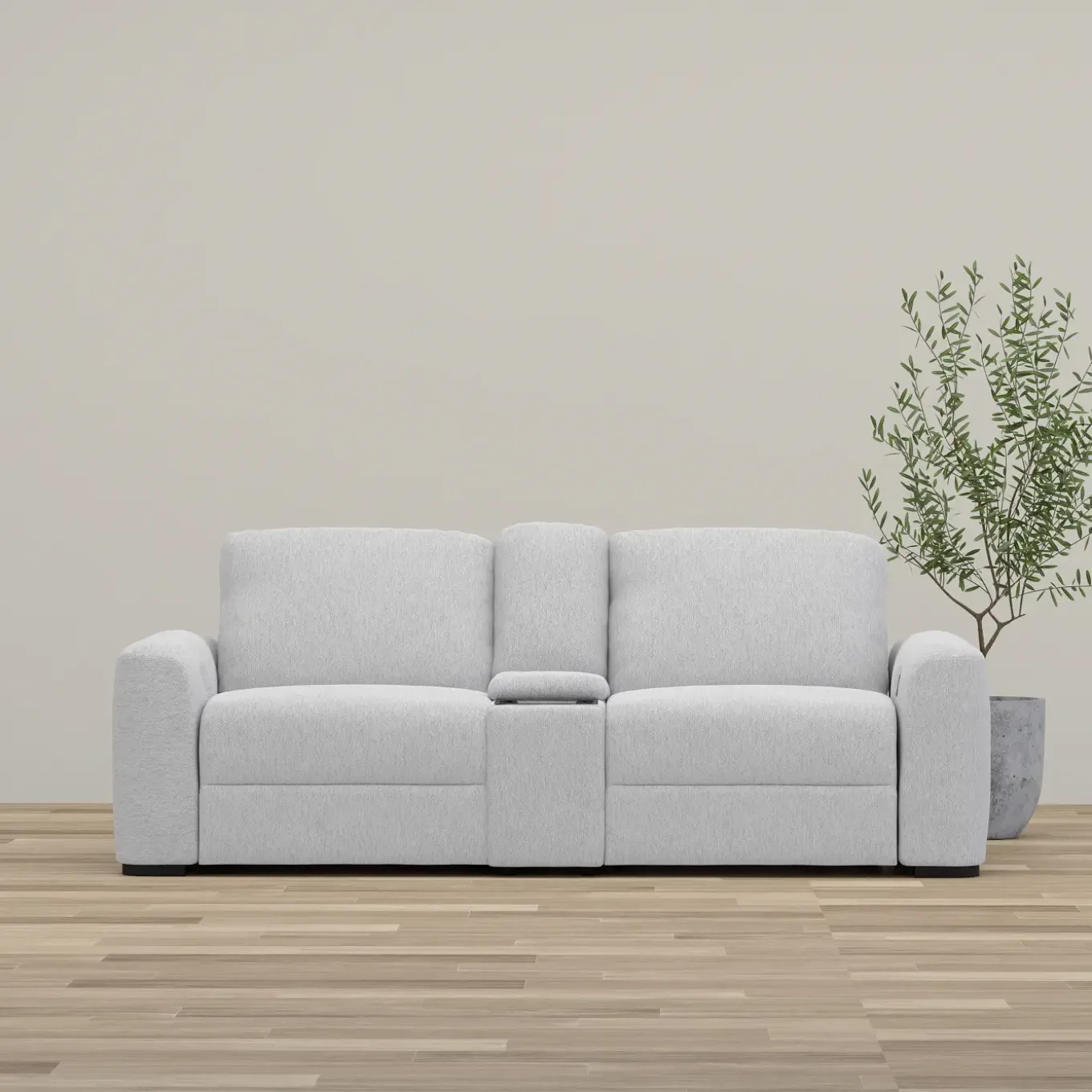 Luna 3pc Reclining Console Love