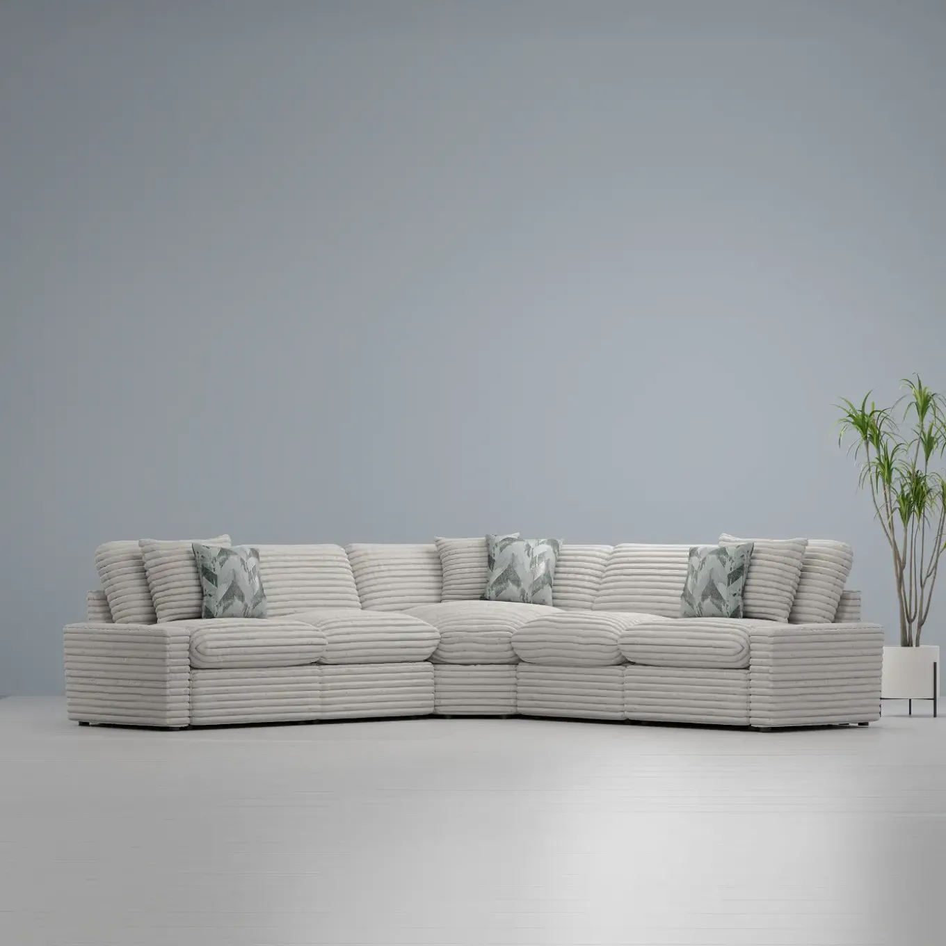 Lush 5pc Power Sectional