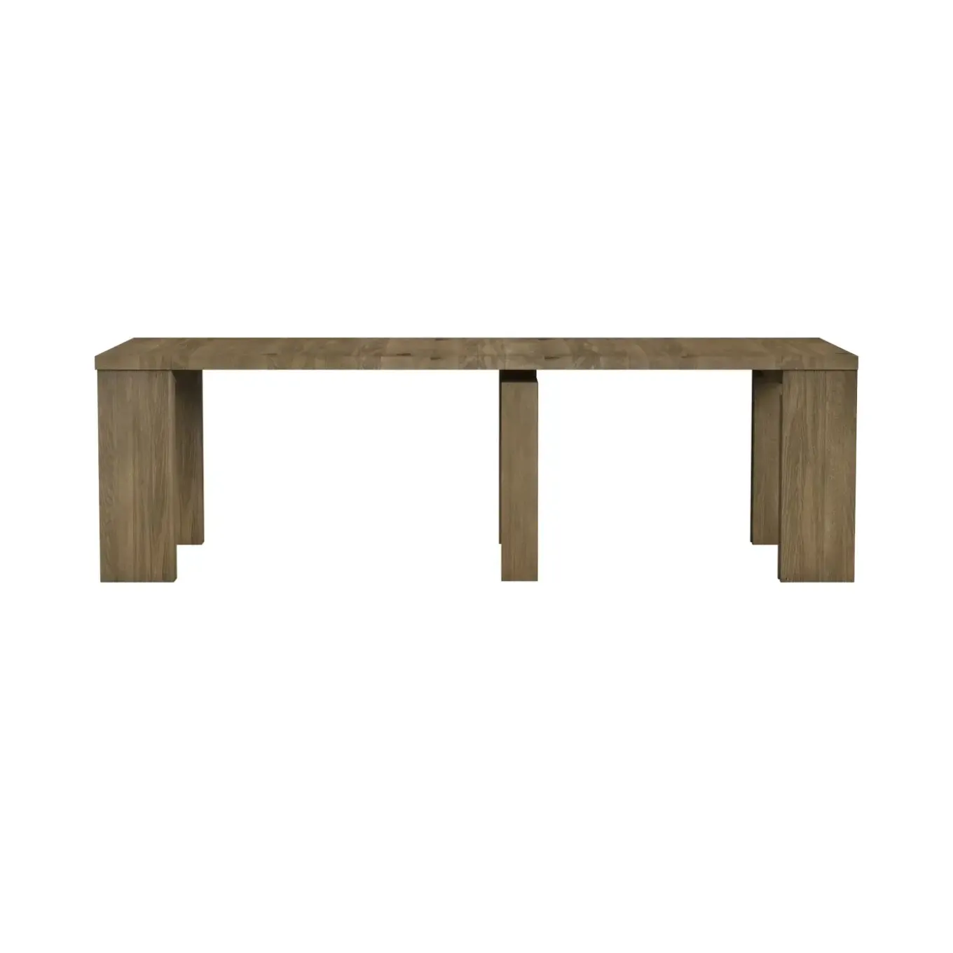 Madison 20" to 120" Modular Dining Table With 5 Leaves