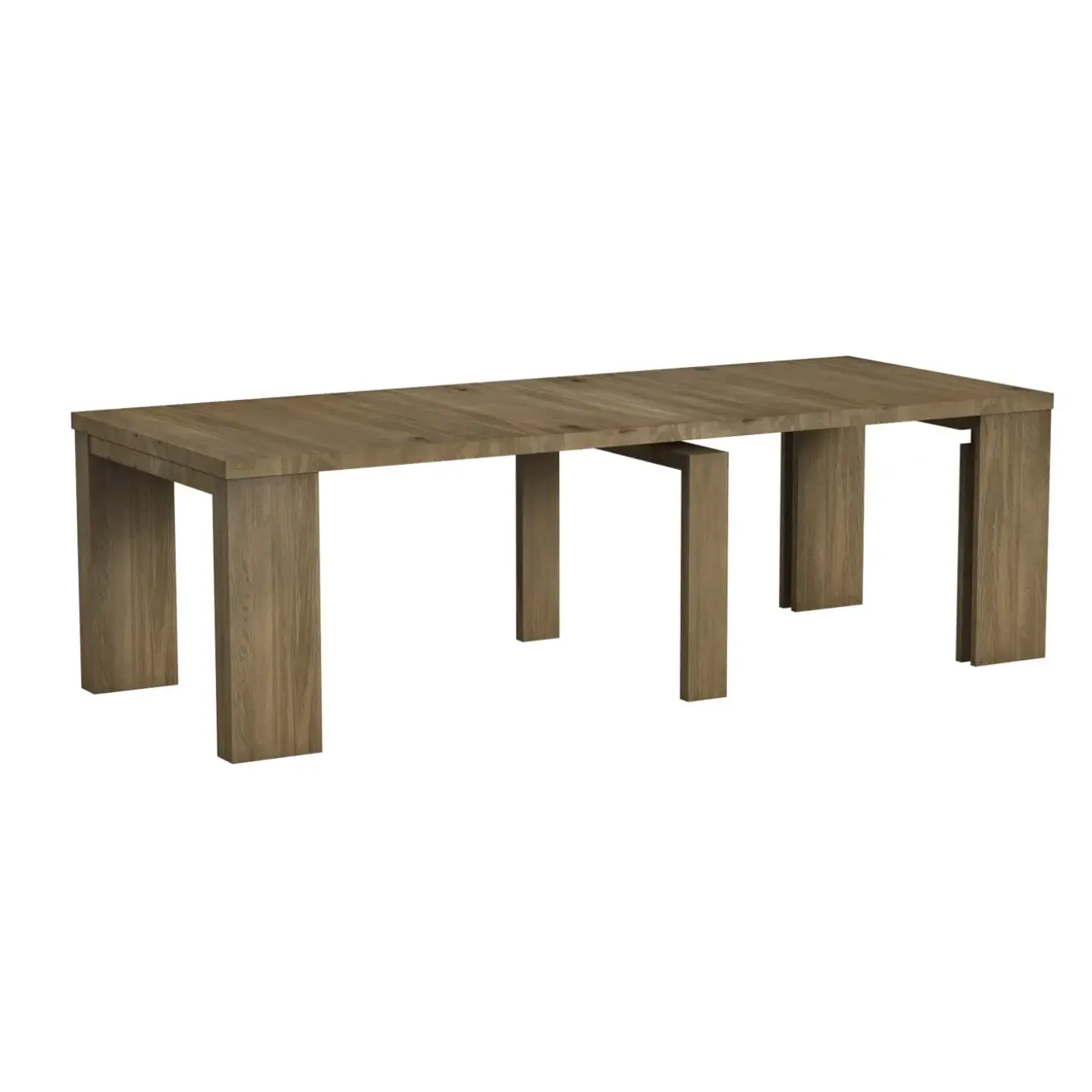 Madison 20" to 120" Modular Dining Table With 5 Leaves