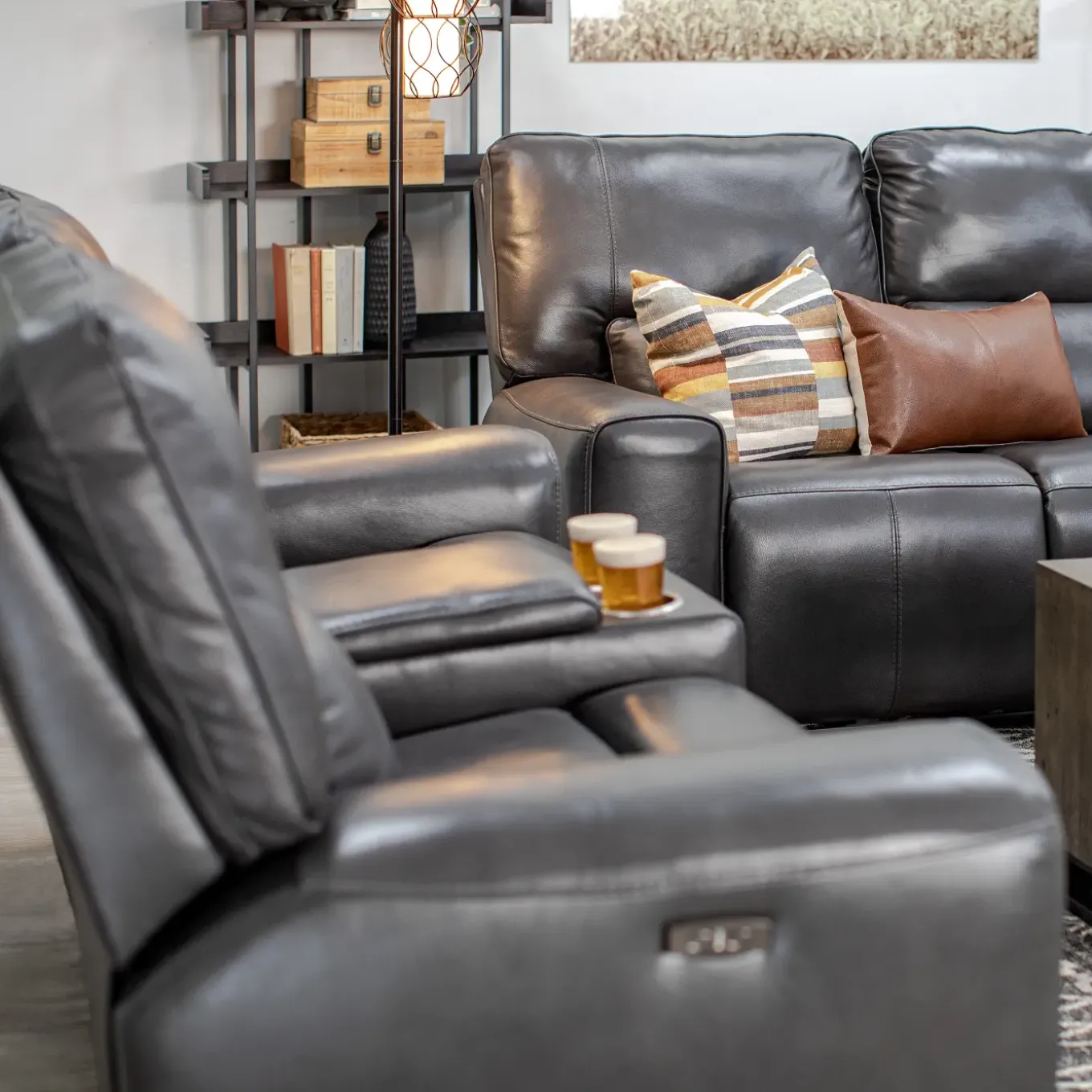 Malone Zero G Power Reclining Loveseat
