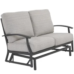 Monterey Outdoor Living Set 2pc Set: Outdoor Sofa & Glider Loveseat