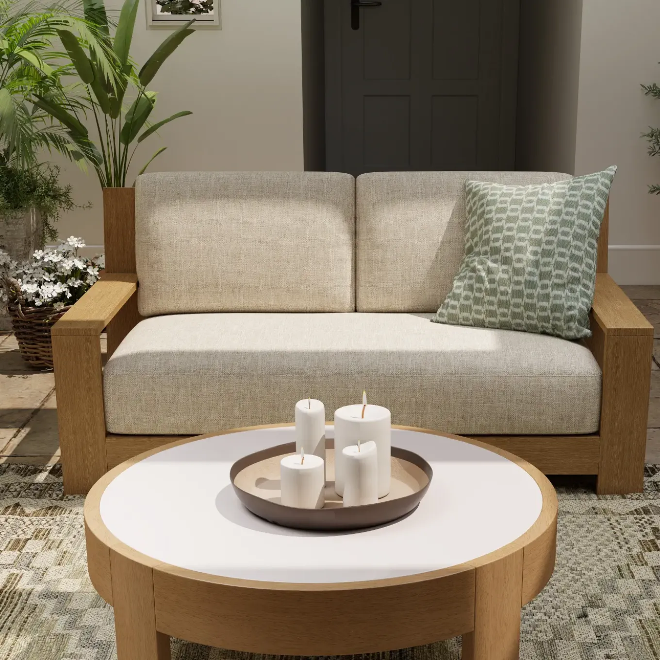 Moorea Outdoor Loveseat