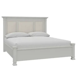 Newport California King Upholstered Panel Bed