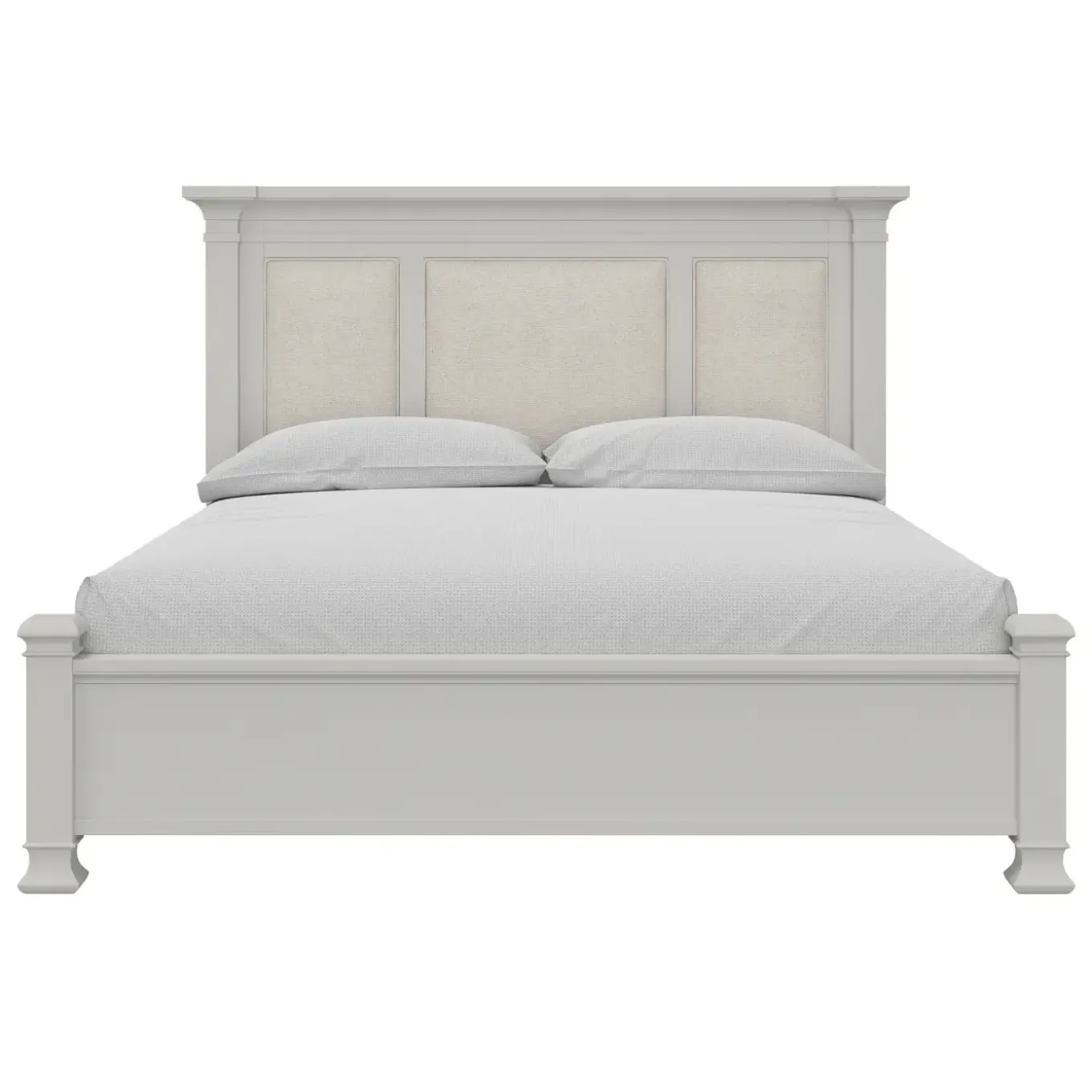 Newport California King Upholstered Panel Bed