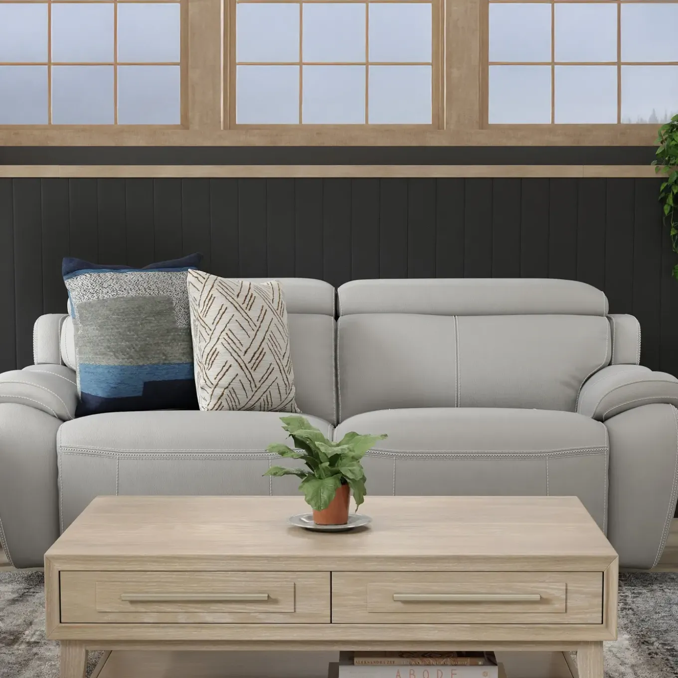 Nixon Leather Living Room Set