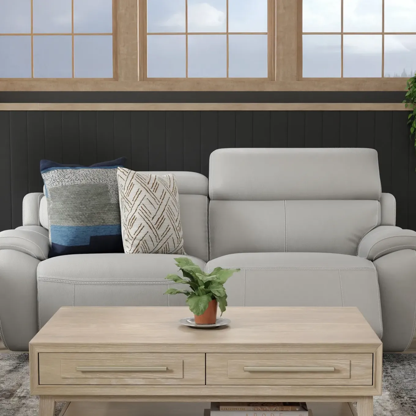 Nixon Leather Living Room Set
