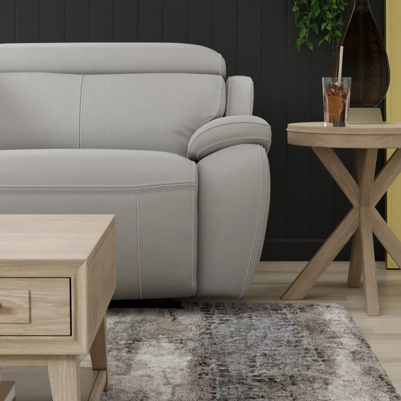 Nixon Leather Living Room Set