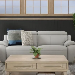 Nixon-New! Leather Power Sofa