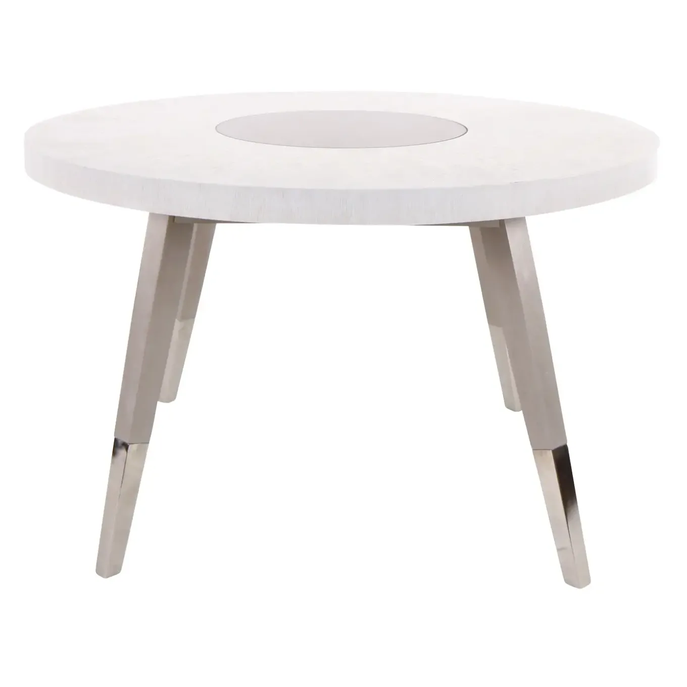 Paramount White Round Dining Set