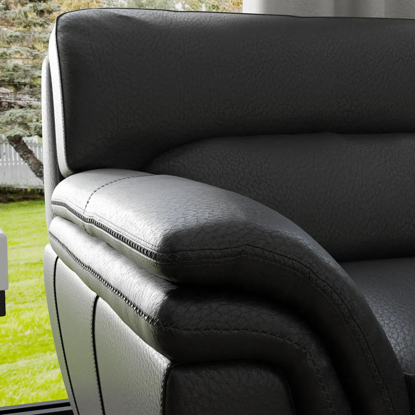 Paxton-New! Sofa Black