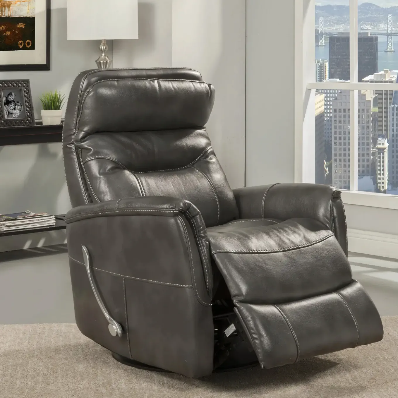 Peyton Manual Swivel Glider Recliner