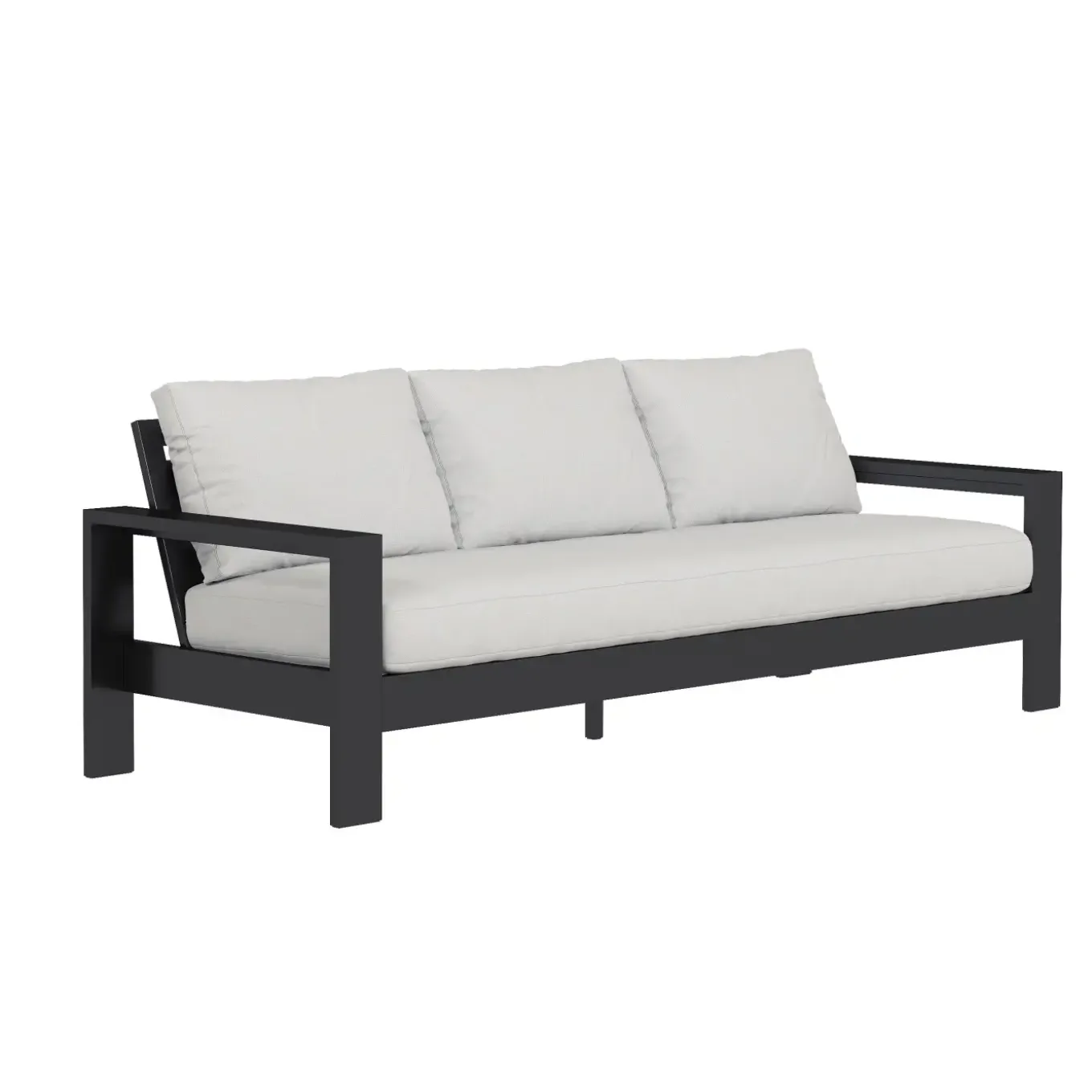 Queensland 3pc Outdoor Seating Set: Sofa & 2 Rocker Lounge Chairs